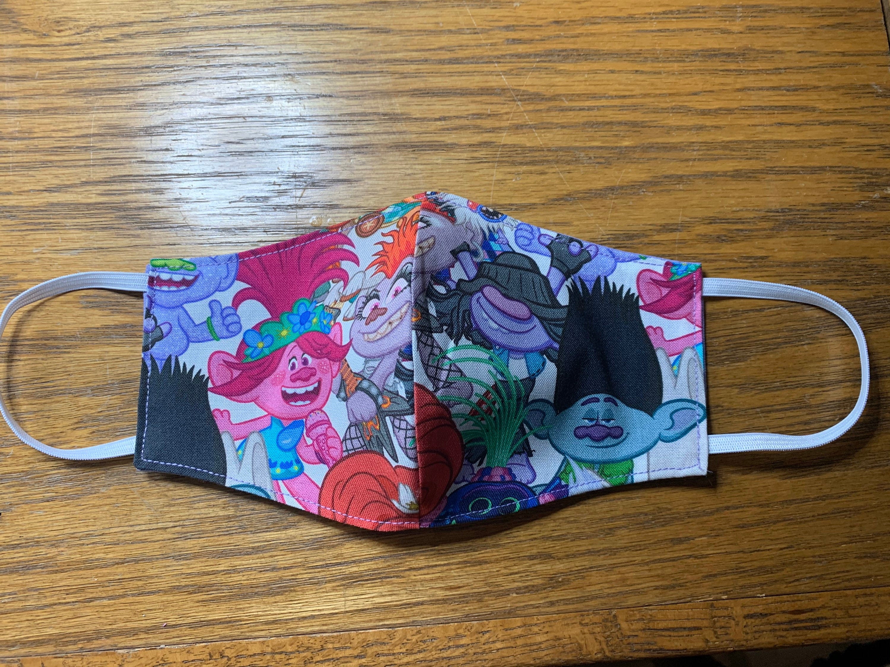 Face Mask Troll reversible and Washable NEW