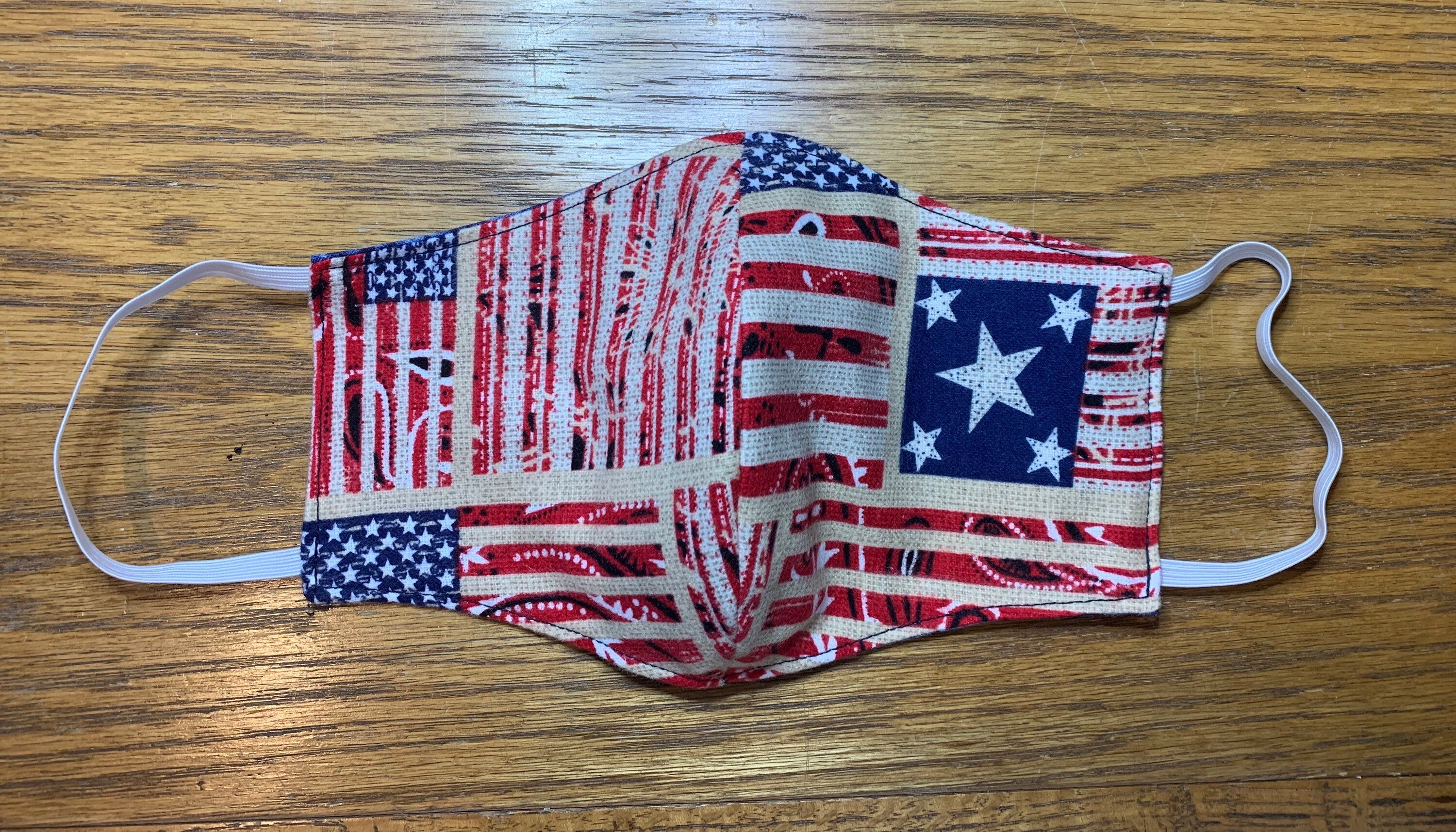 American Flag Face Mask Reversible and Washable NEW!
