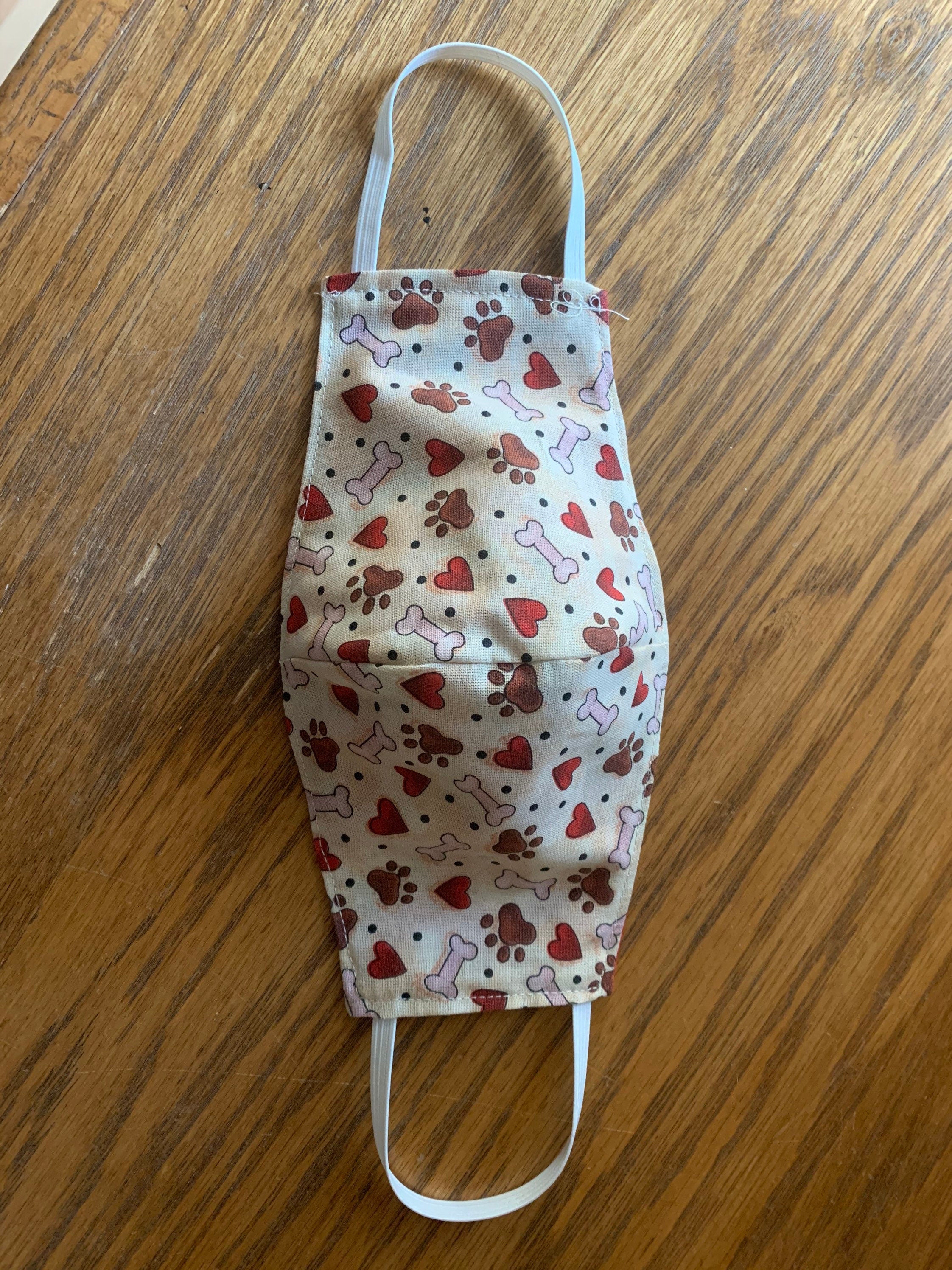 Dog Print Reversible and Washable Face Mask