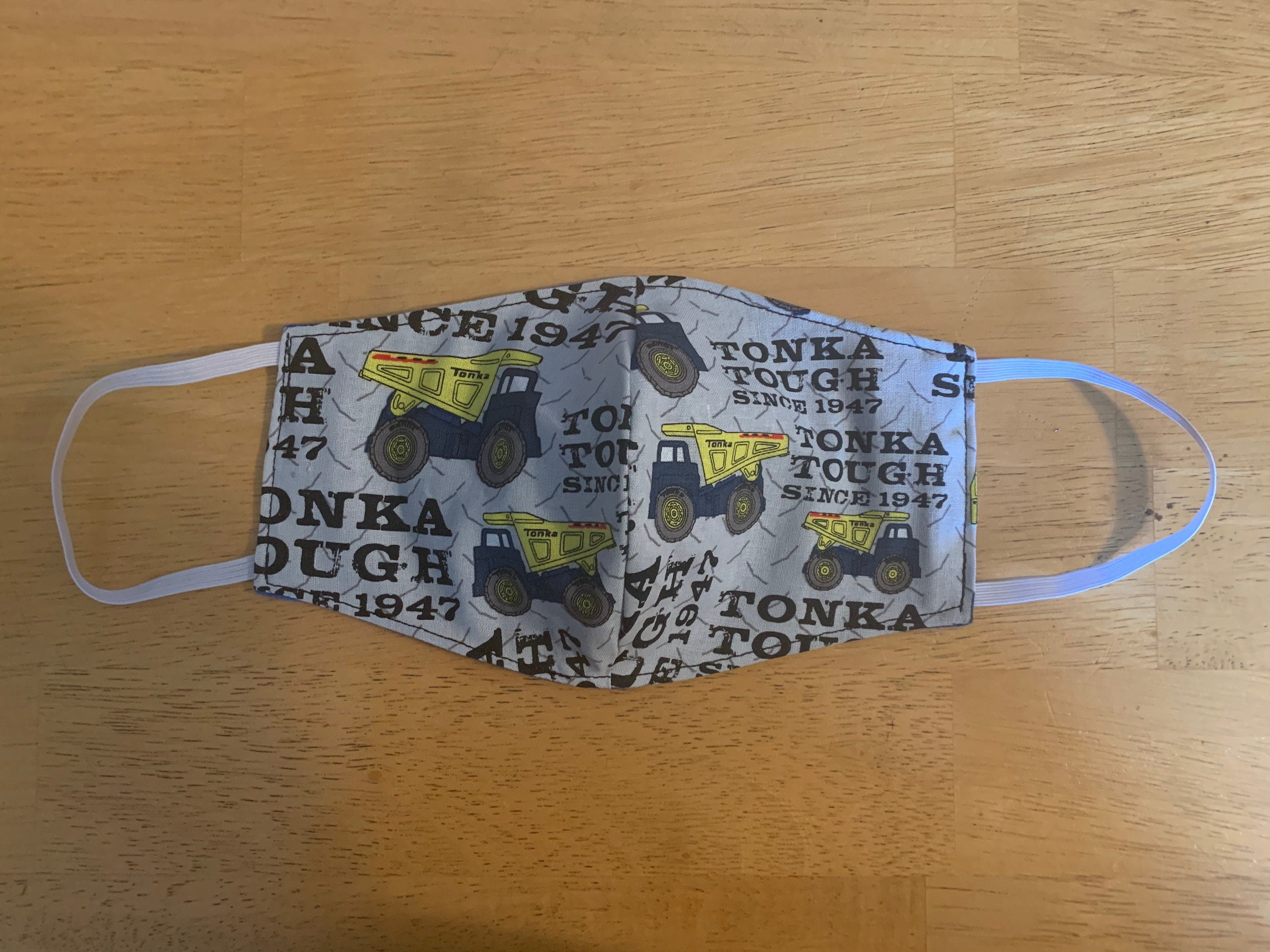 Tonka Truck Reversible and Washable Face Mask! NEW