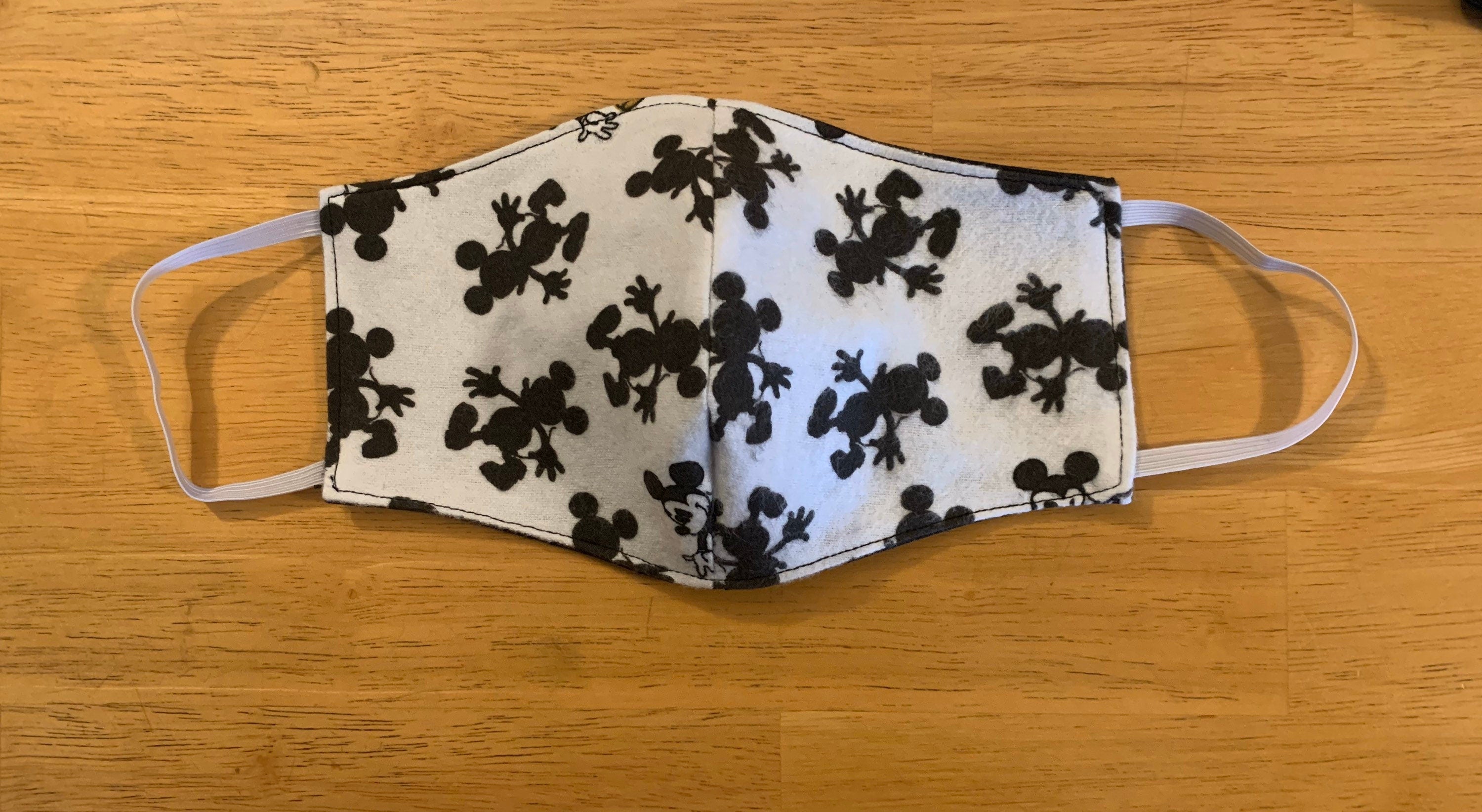 Mickey Mouse Face Mask Reversible and Washable! NEW