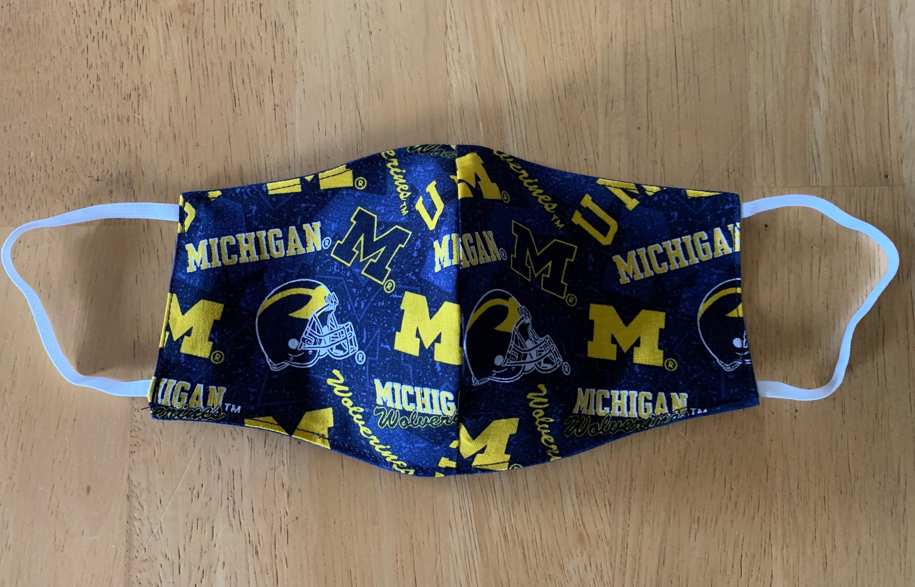 University of Michigan Reversible and Washable Face Mask! New