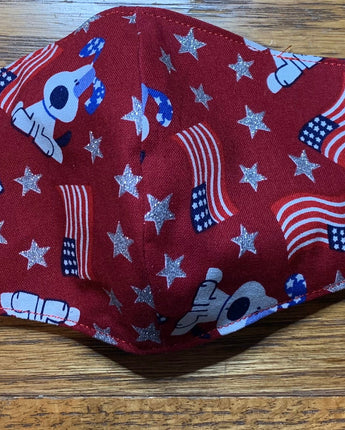 Dog Flag Reversible and Washable Face Mask! NEW
