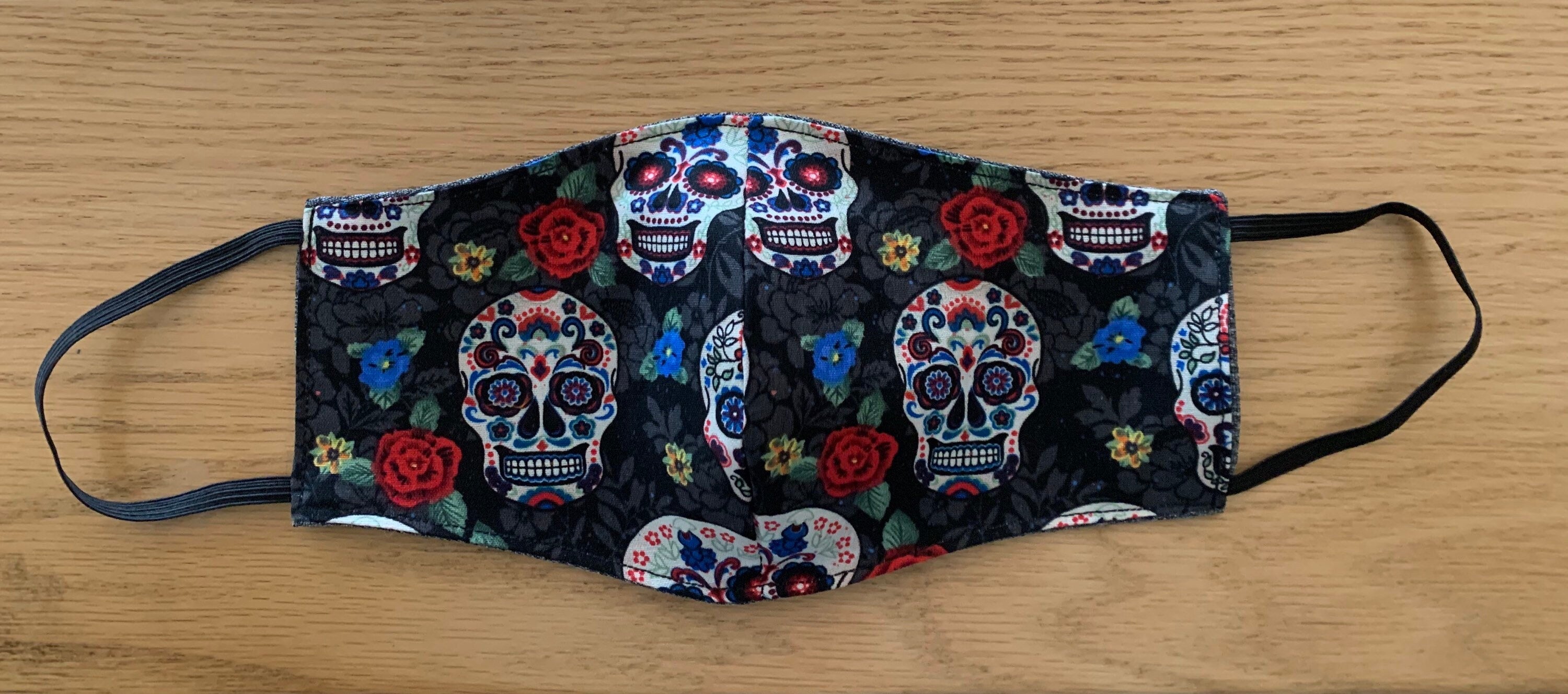 Sugar Skull Reversible and Washable Face Mask! NEW