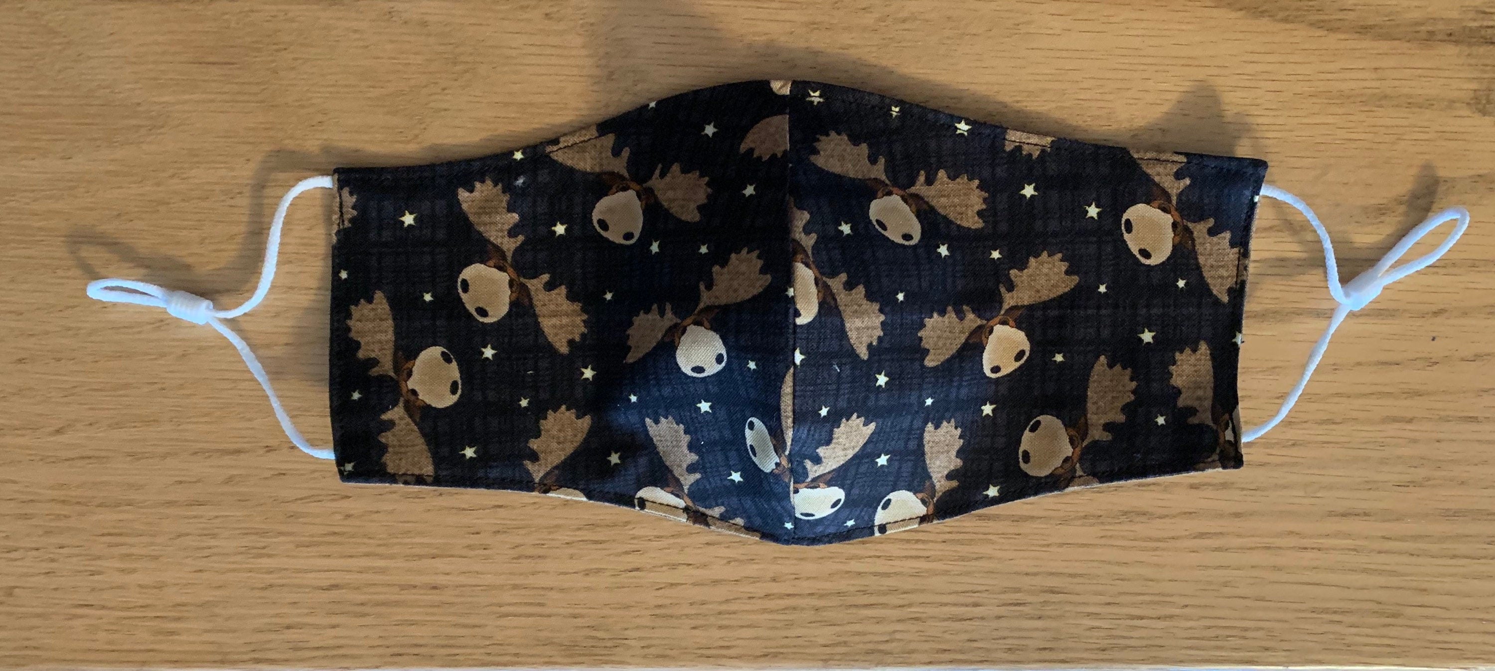 Moose adjustable Face Mask Reversible & Washable! NEW