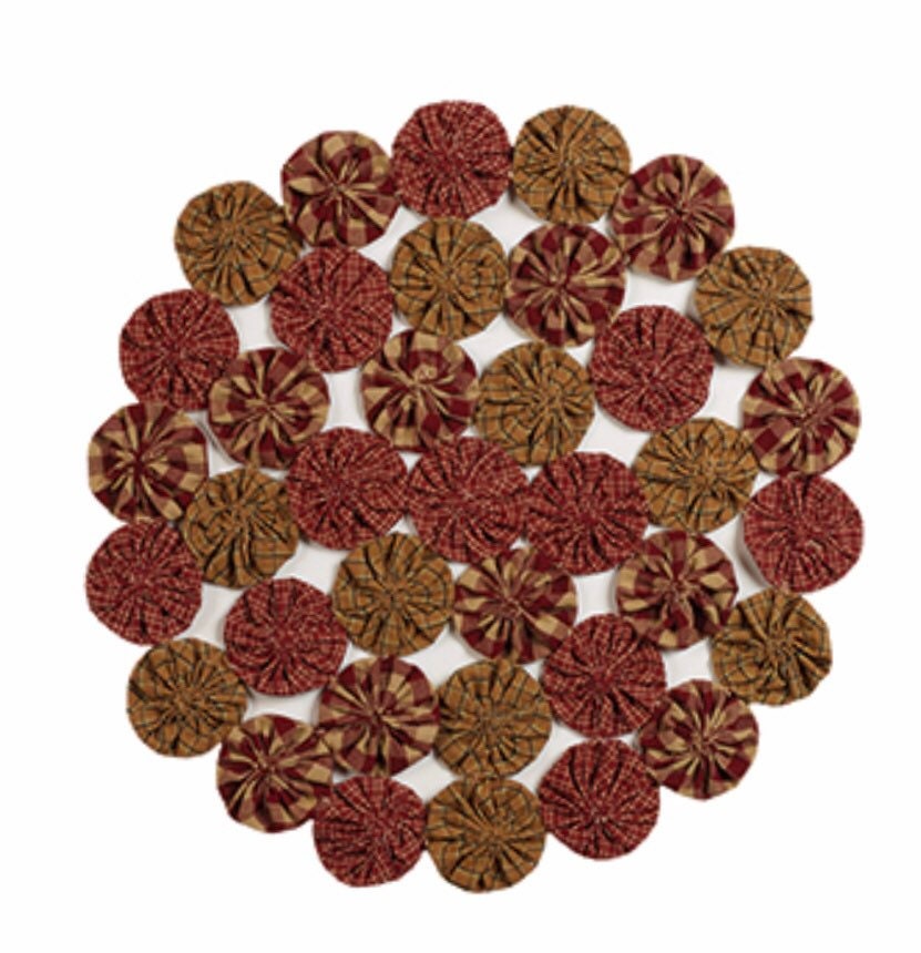 Farmhouse Yo-Yo Mat NEW