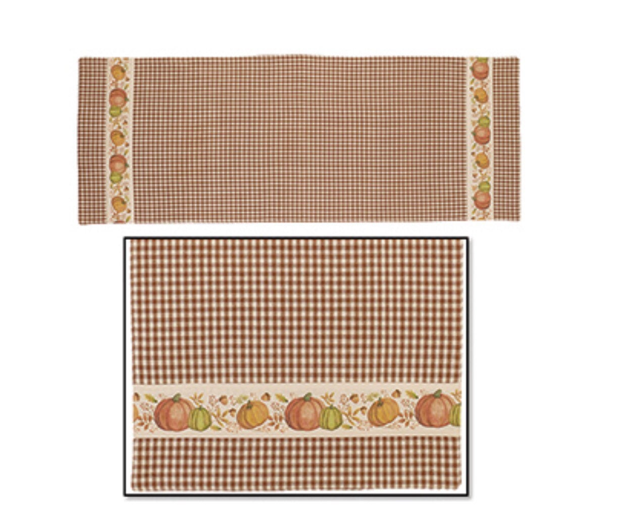 Pumpkin Harvest Table Runner 13” x 36” NEW