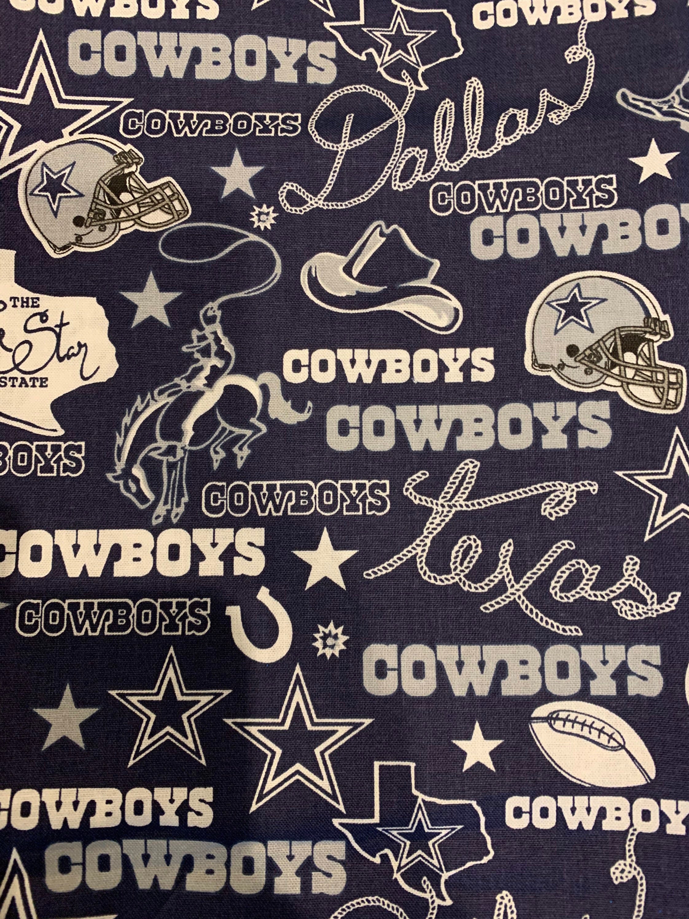 Dallas Cowboys Face Mask! Reversible, Adjustable & Washable! NEW