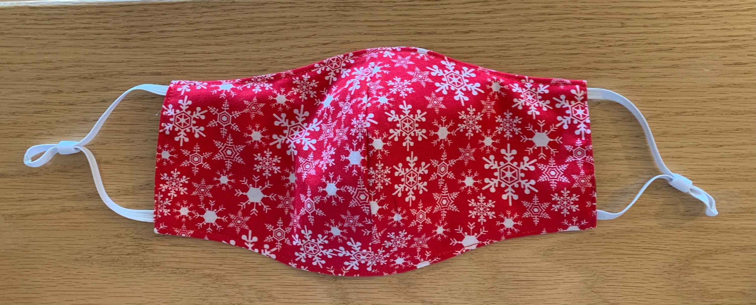 Christmas Dog adjustable Face Mask Reversible & Washable! NEW