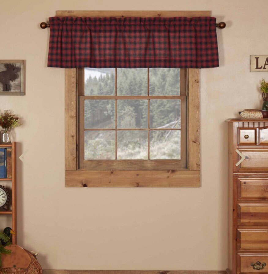 Cumberland Check Valance (16 x 60”) NEW