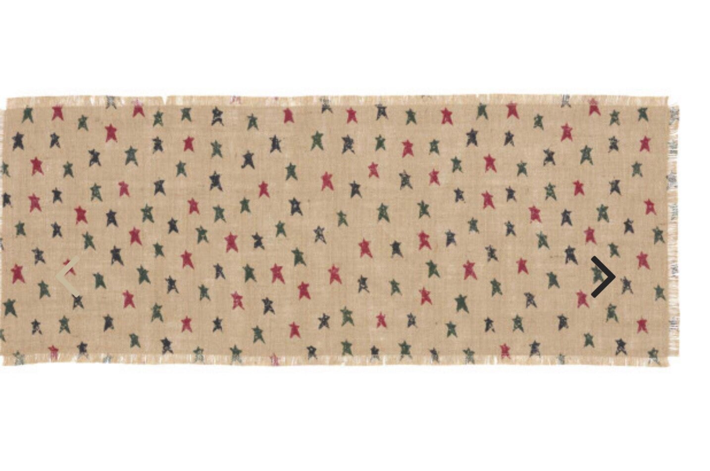 Primitive Star Jute Runner 13 x 36. New