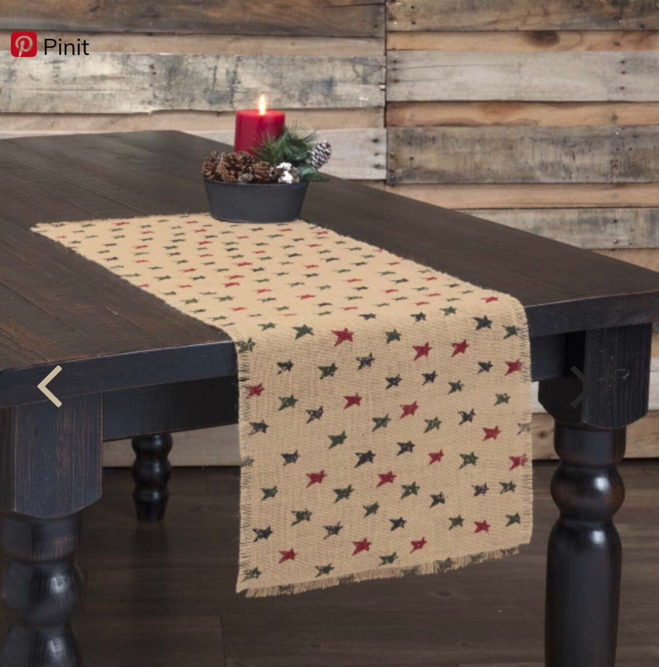 Primitive Star Jute Runner 13 x 36. New