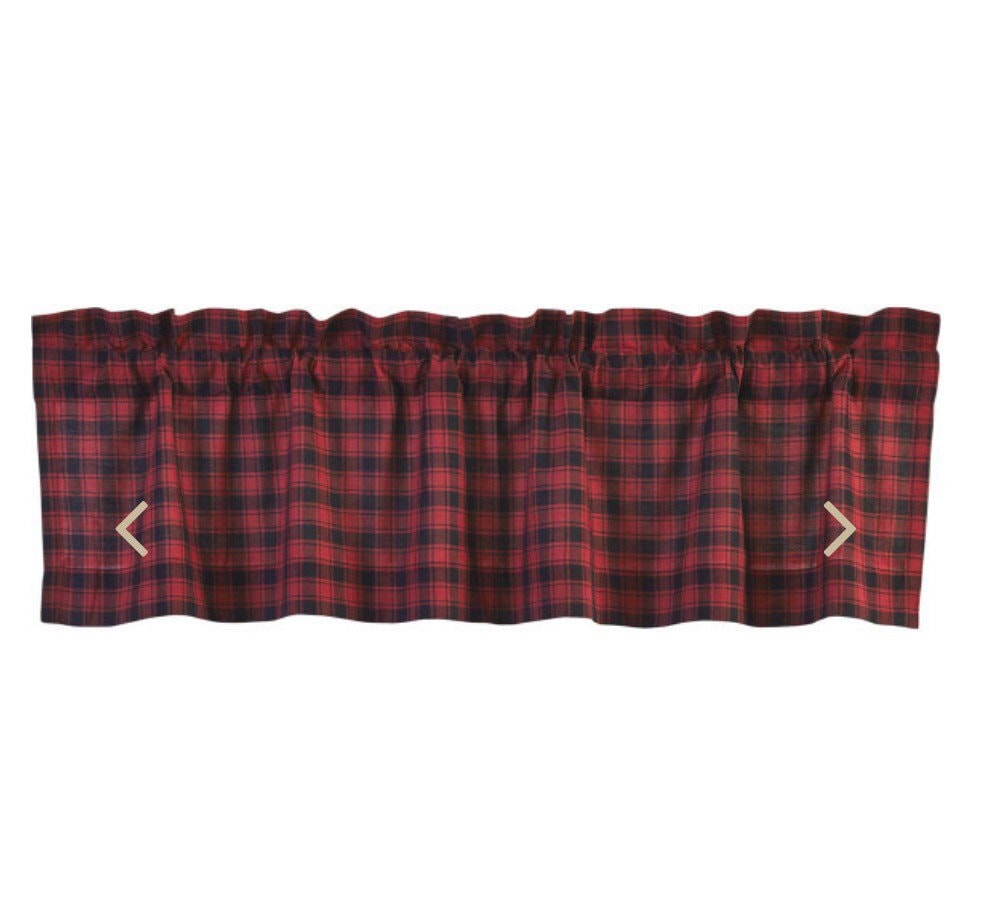 Cumberland Check Valance (16 x 60”) NEW