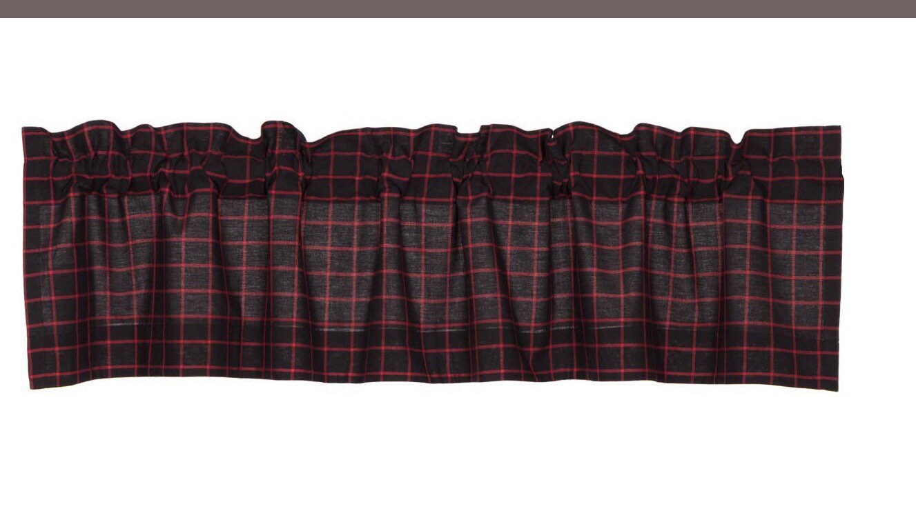 Glennock Valance Curtain 72” x 16” New