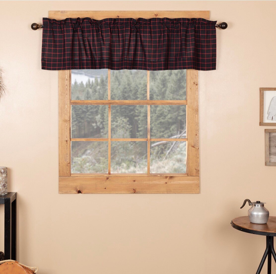 Glennock Valance Curtain 72” x 16” New