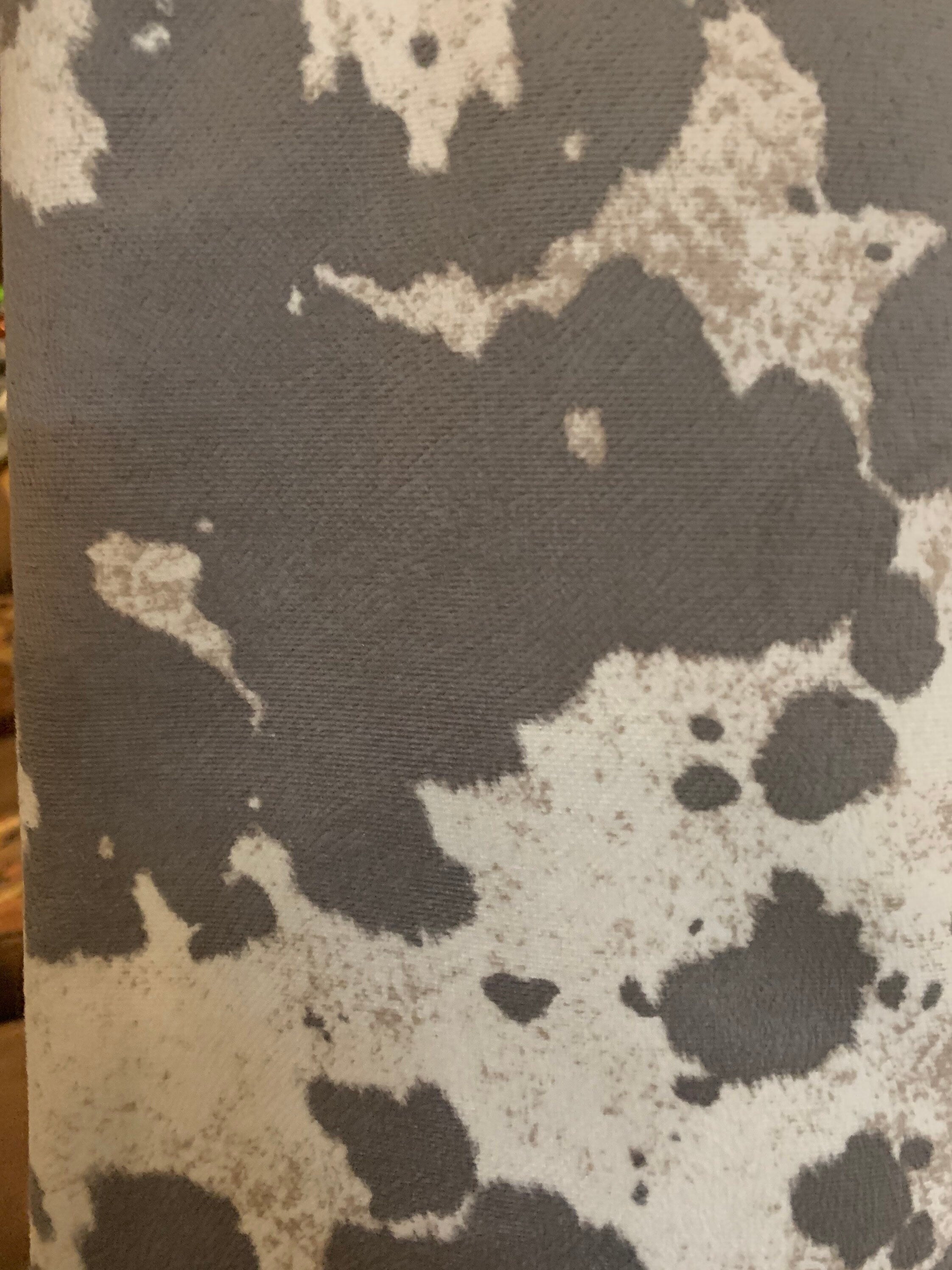 Cow Hide Christmas Ornaments!