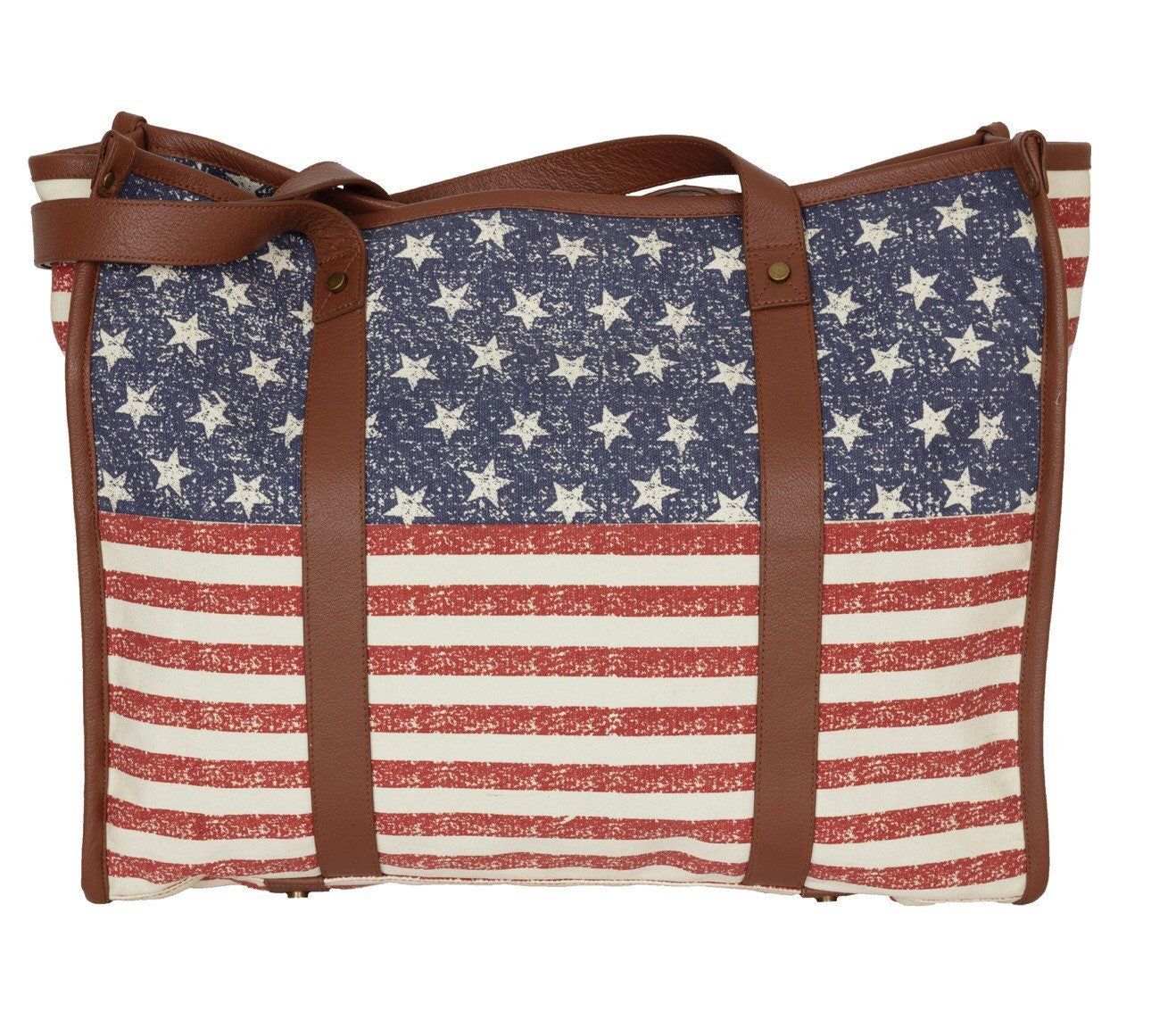 Antebellum Canvas Market Tote USA! NEW
