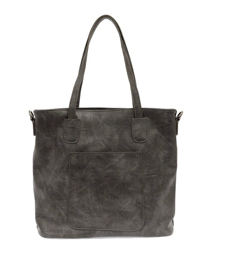Storm Grey Terri Traveler Zip Tote Handbag! NEW