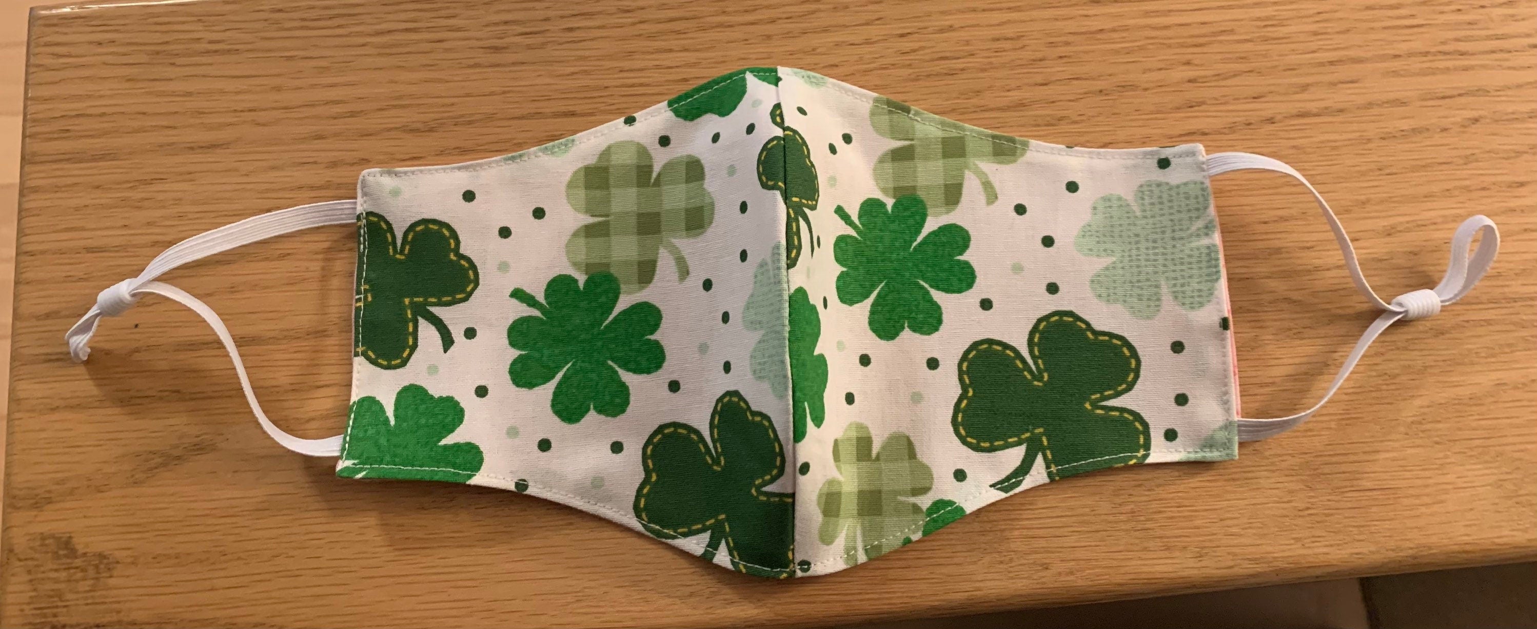 St. Patrick’s adjustable Face Mask Reversible & Washable! NEW
