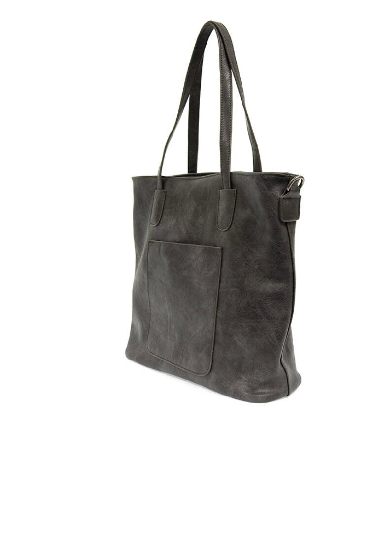 Storm Grey Terri Traveler Zip Tote Handbag! NEW