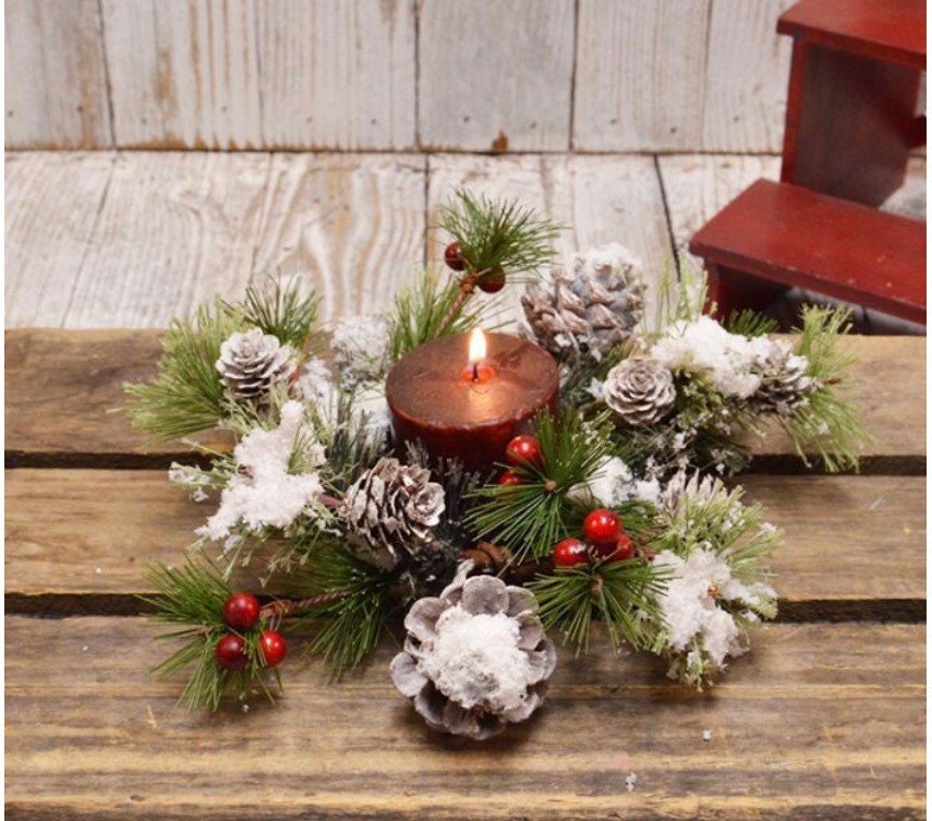 Winter Whisper 2.5 inch Candle Ring NEW