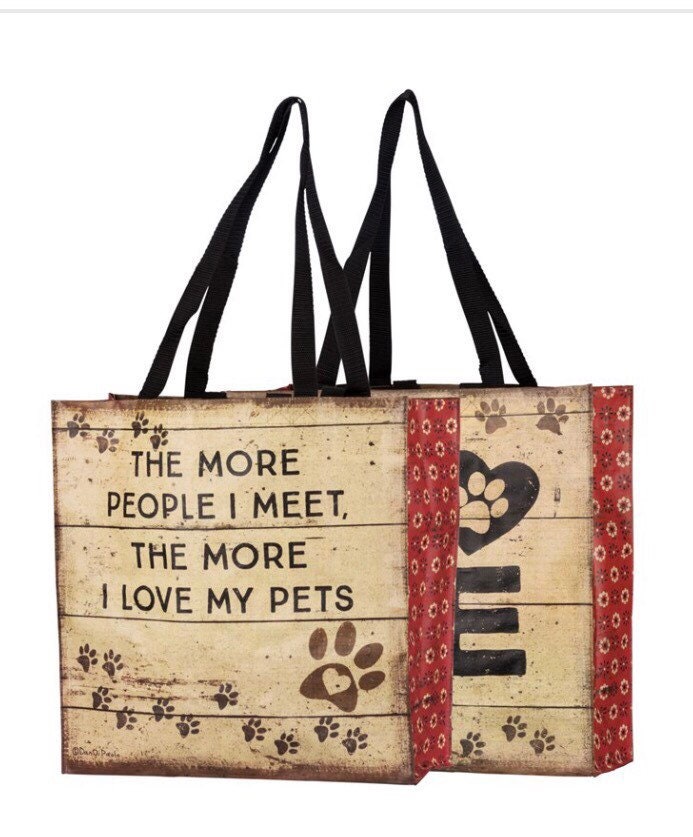 Market Tote—-Love My Pets! New