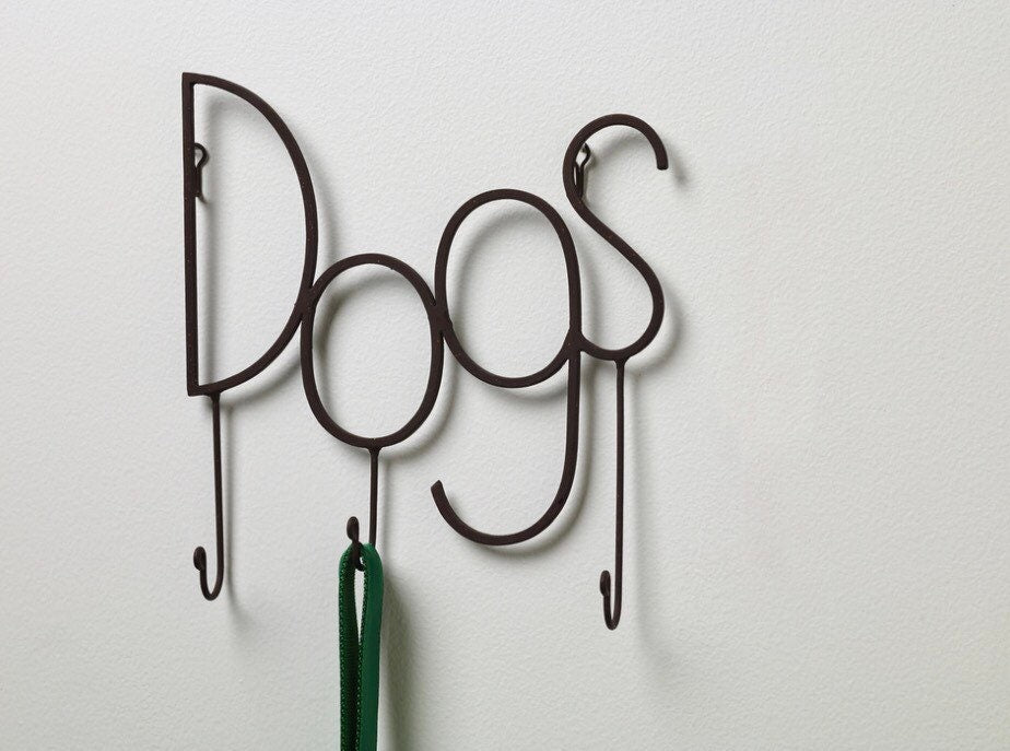 Dog Metal Wall Hook—-New
