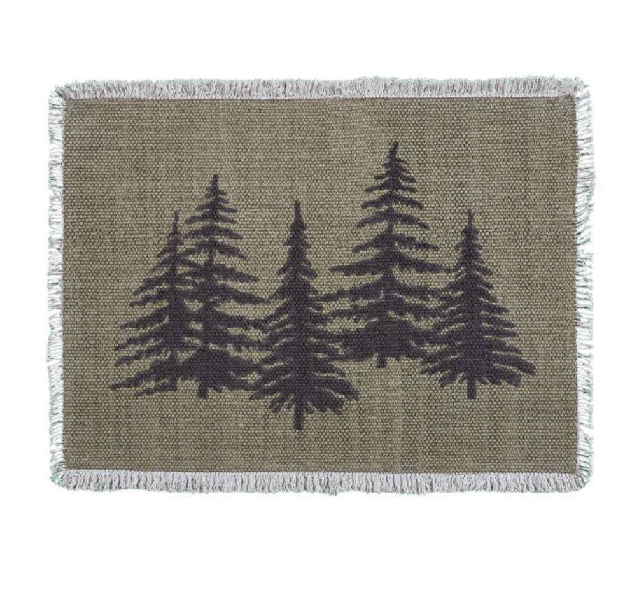 Hemlock Tree Placemats! (Set of 4) New