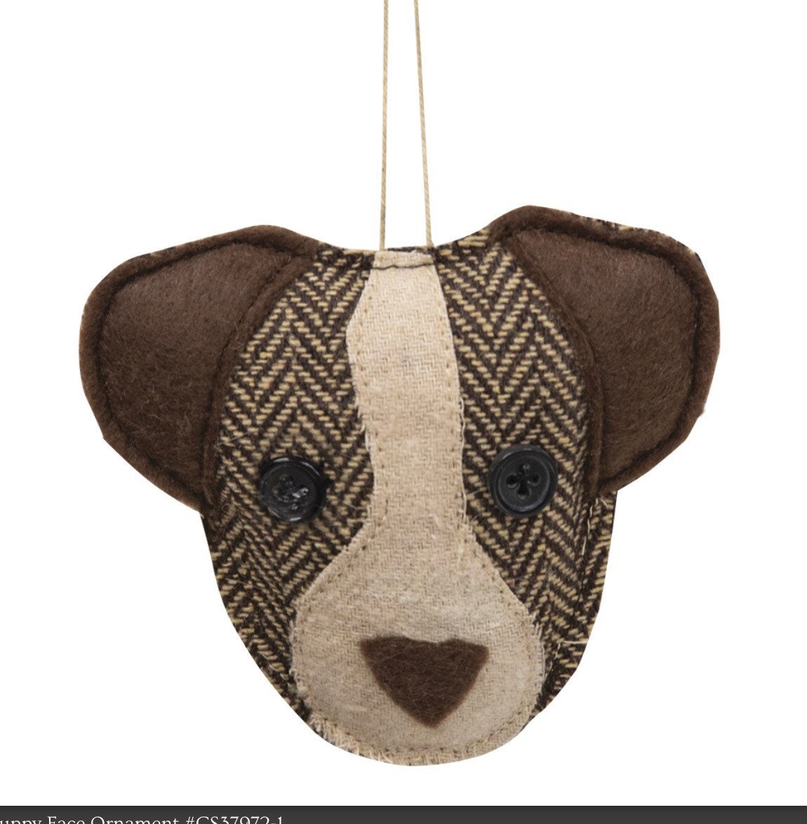 Puppy Face Ornament! New