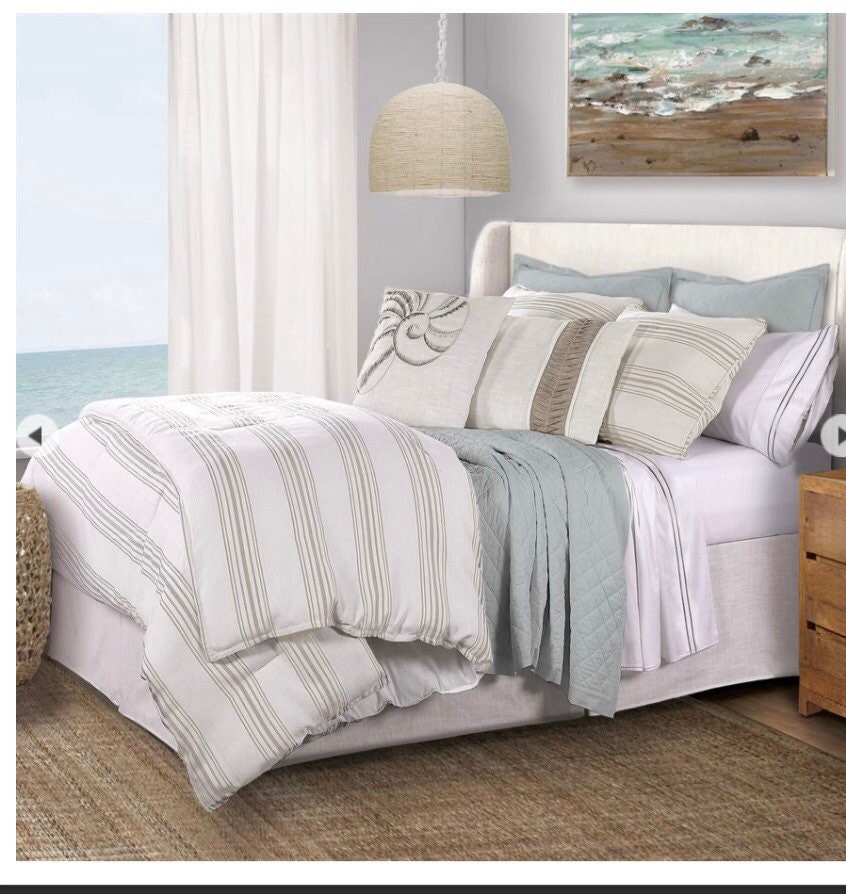 Prescott Comforter Set, Taupe KING