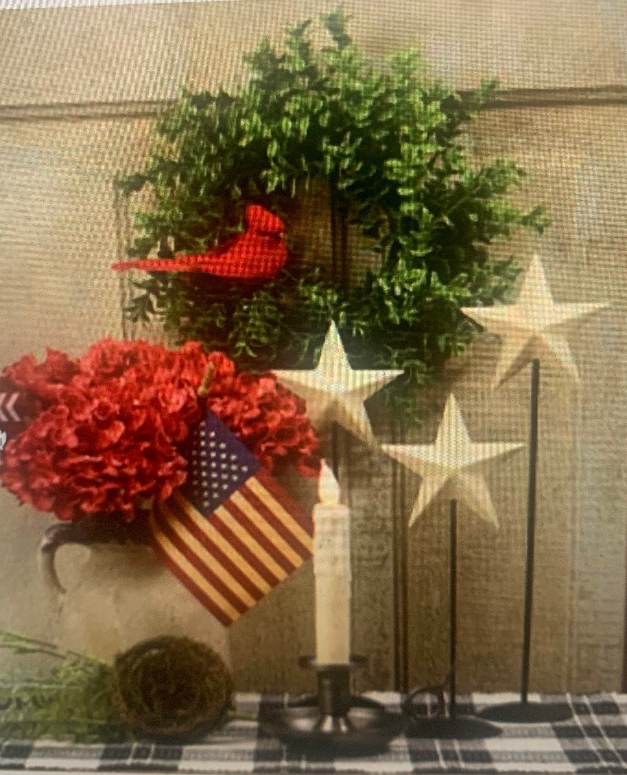 Barn Star Pedestals Set/3 (10”, 12”, 14”)