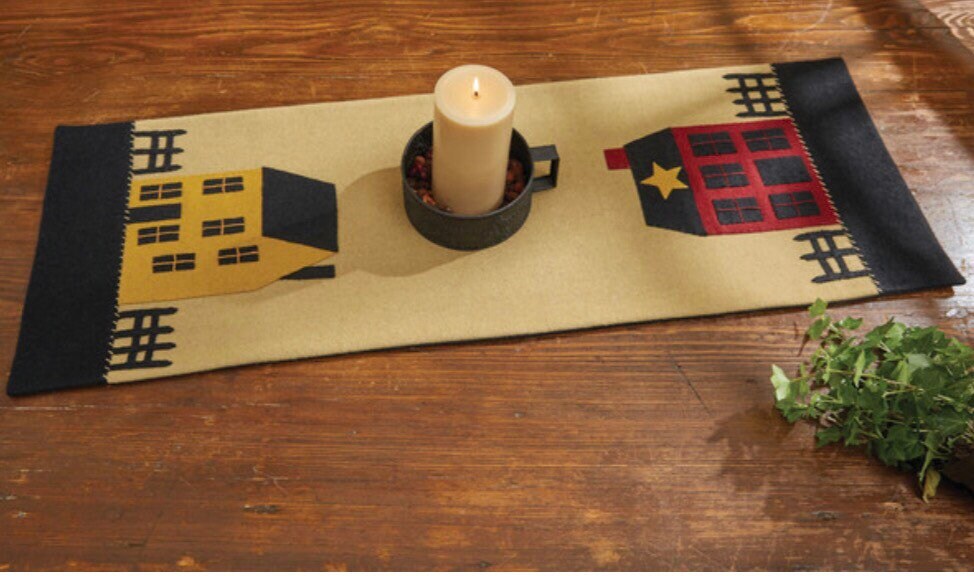 Sturbridge Home Felt Table Runner - 36”L x 13” Wide