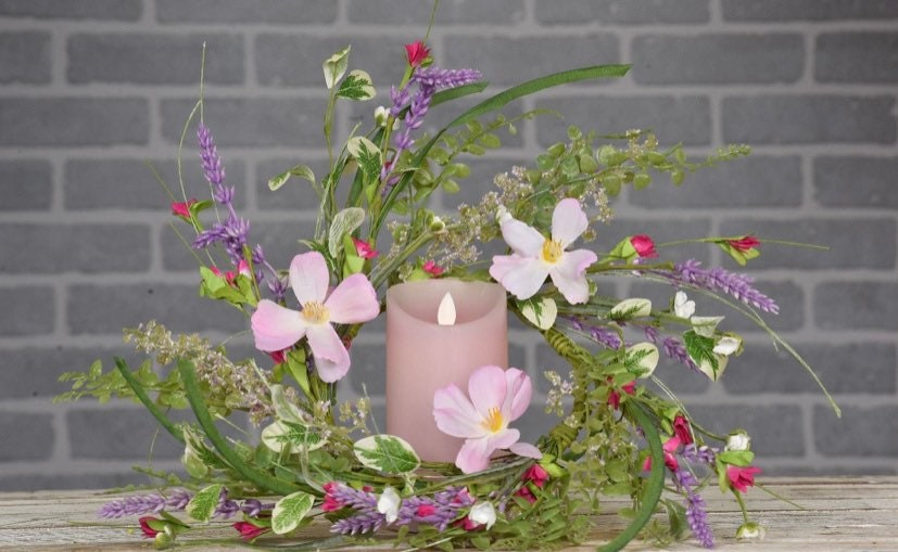 English Garden 4.5in Candle Ring NEW