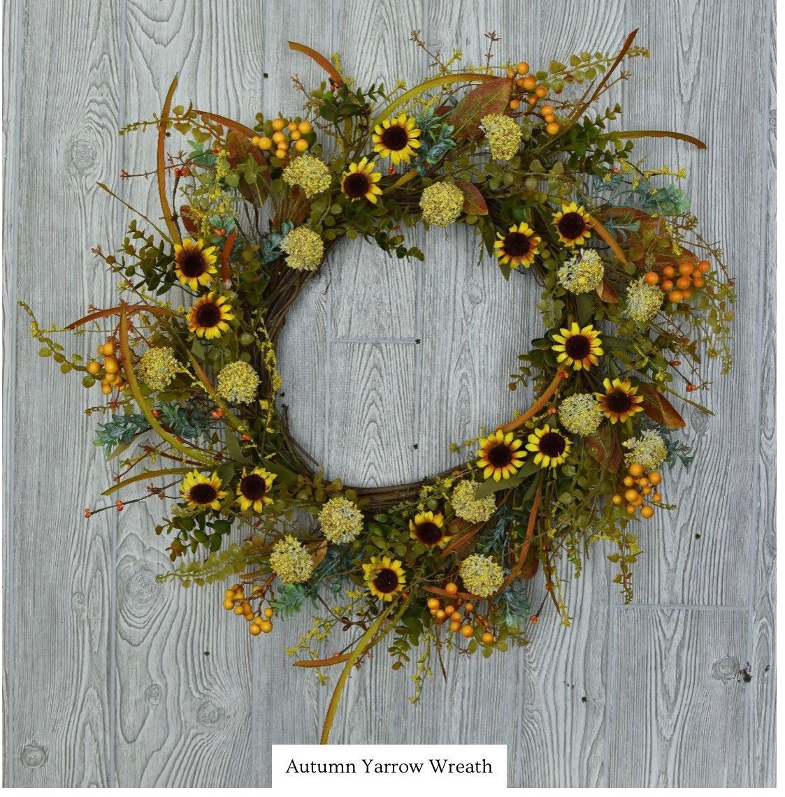 Autumn Yarrow Wreath NEW