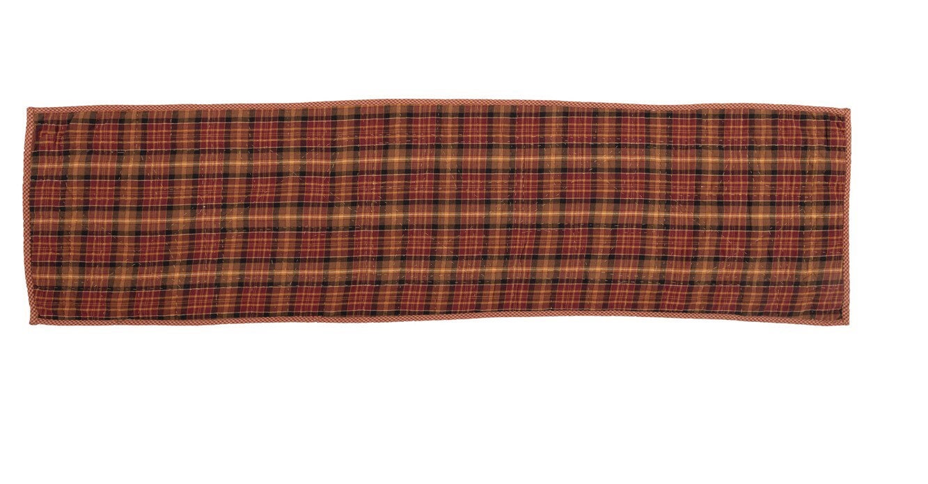 Abilene Star Quilted Runner 13x48 New