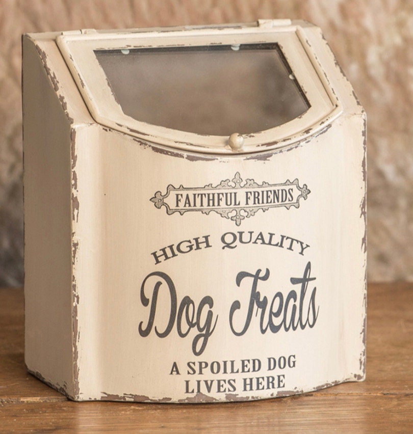 Dog Treat Farmhouse Container! New