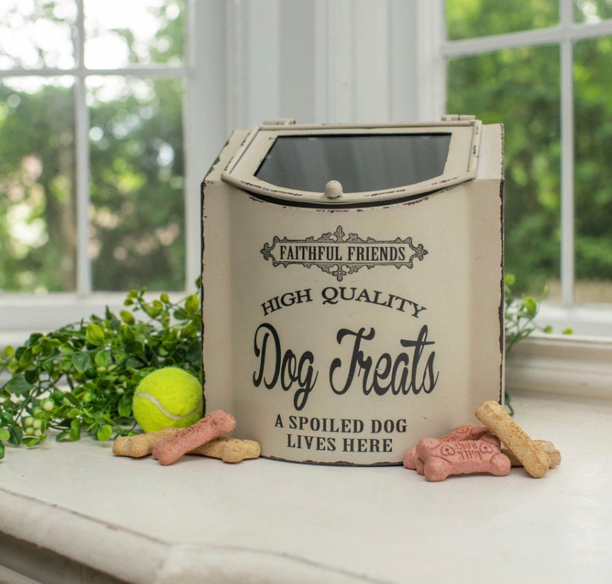 Dog Treat Farmhouse Container! New