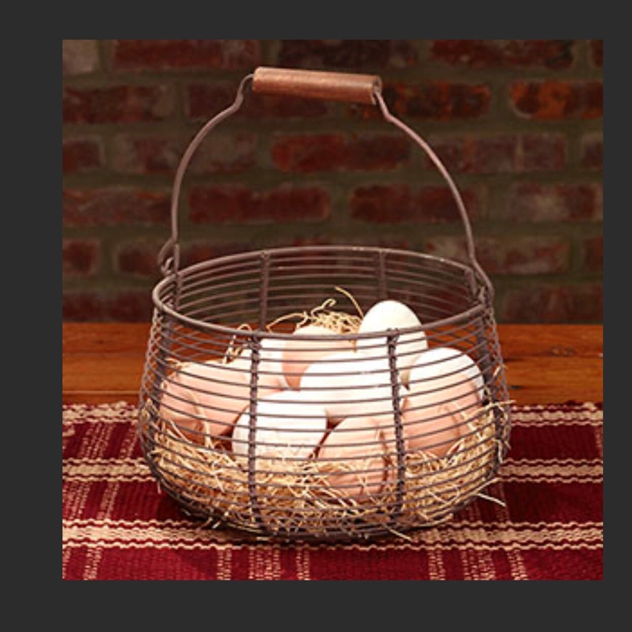 Wire Egg Basket (7.5 x5