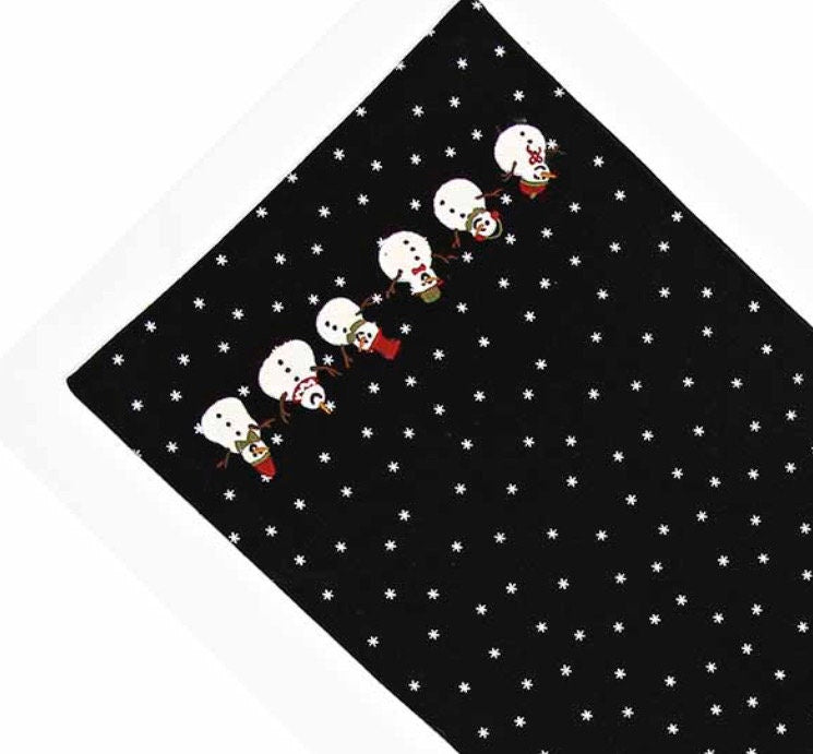 Whimsy Snowman Table Runner 14” x 36” NEW