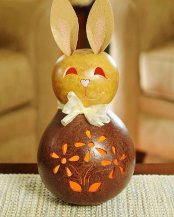 Meadowbrook Gourds Brown Lit Bunny Gourd—New
