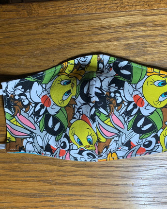 Looney Tunes Face Mask Reversible & Washable! NEW