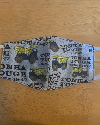 Tonka Truck Reversible and Washable Face Mask! NEW