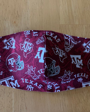 Texas A&M “GiG’EM Reversible and Washable Face Mask! New