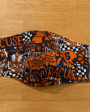Syracuse Orange Face Mask Reversible and Washable! NEW