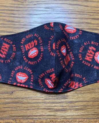 KISS Band Reversible and Washable Face Mask! New