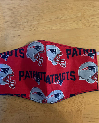 New England Patriot Reversible and Washable Face Mask! NEW