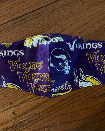 Minnesota Vikings Reversible and Washable Face Mask! NEW