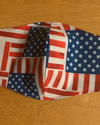 American Flag Reversible and Washable Face Mask New!