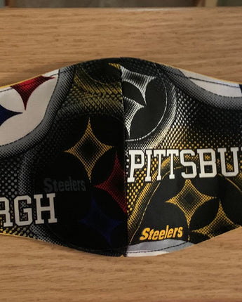Pittsburgh Steelers Reversible and Washable Face Mask!NEW