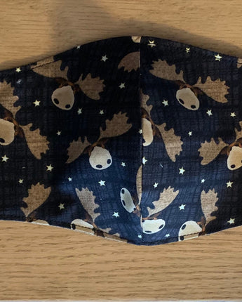 Moose adjustable Face Mask Reversible & Washable! NEW